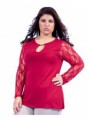 BLUSA MANGA LONGA FIV GOLA PLUS SIZE